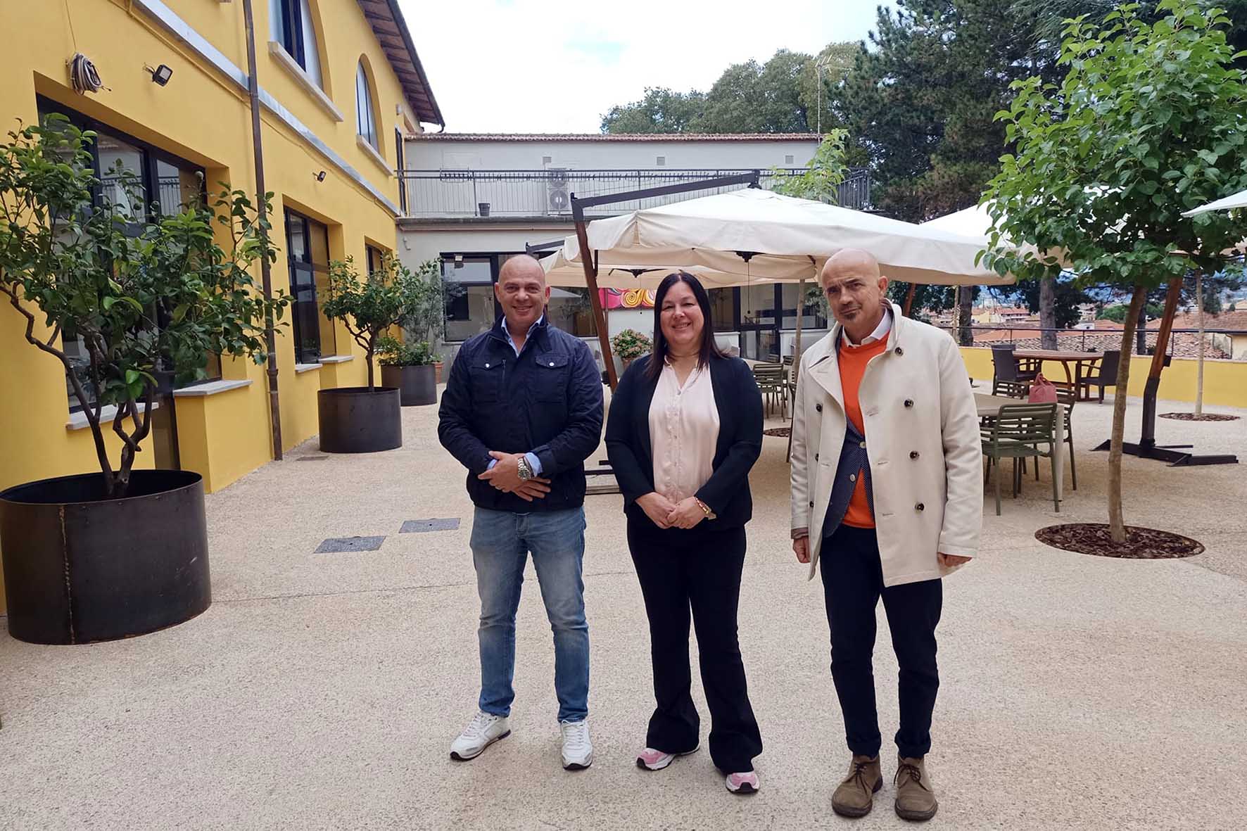 Inaugurato il rinnovato cortile interno della Casa di Riposo “Fossombroni”